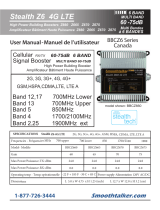 Smoothtalker Stealth Z6 65dB 4G/LTE High Power 6-Band Cellular Signal Booster Kit Manuel utilisateur