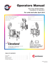 Cleveland Range KGL-100 Manuel utilisateur