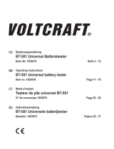 VOLTCRAFT BT-501 Operating Instructions Manual