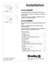 Bradley S19-220BBF Guide d'installation