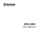 Stardom SR4-SB3 Manuel utilisateur