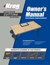 Kreg Adaptive Cutting System Project Table Kit Manuel utilisateur