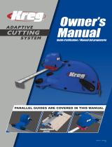 Kreg Adaptive Cutting System Parallel Guide Manuel utilisateur