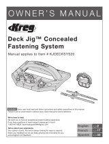 Kreg Deck Jig Manuel utilisateur