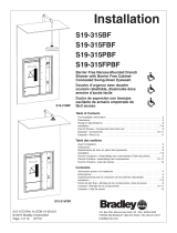 Bradley S19-315FPBF Guide d'installation