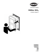 Hach 5500sc SiO2 Guide d'installation