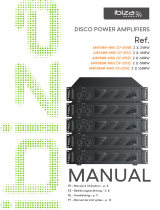 Ibiza Disco Power Amplifiers Manuel utilisateur
