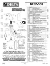 Delta Faucet DESD-250 Guide d'installation