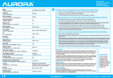 Aurora AOne RGBCX GU10 Lamp Le manuel du propriétaire