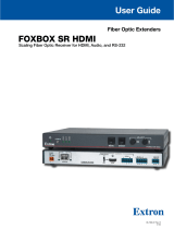 Extron FOXBOX SR HDMI Manuel utilisateur