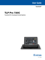 Extron TLP Pro 720C Manuel utilisateur