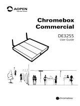 AOpen CHROMEBOX DE3255 Manuel utilisateur