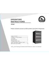 Igloo FR329 Operating Instructions Manual