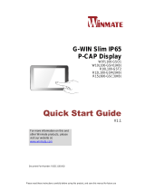 Winmate W10L100-GSH2 Guide de démarrage rapide