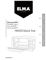 Elma Horno HM20 black line 20 Litros Le manuel du propriétaire