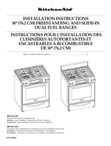 KitchenAid Architect Series II KDRS807SSS Guide d'installation