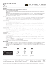 Modern Forms WS-3120-CH Guide d'installation