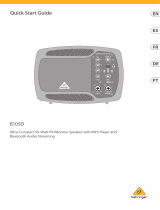 Behringer B105D Guide de démarrage rapide