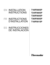 Thermador  T18IF900SP  Guide d'installation
