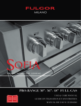 Fulgor Milano SOFIA PRO F6PGR486GS2 Le manuel du propriétaire