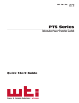 WTI PTS Series Guide de démarrage rapide