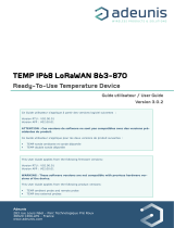 ADEUNIS TEMP / TEMP2S V3 IP68 Mode d'emploi