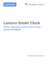 Lenovo Smart Clock Le manuel du propriétaire