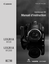 Canon LEGRIA HF 20 Le manuel du propriétaire