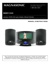 Magnasonic MMD1040 Manuel utilisateur