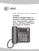 AT&T CL2939 Manuel utilisateur