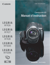 Canon LEGRIA HF R205 Le manuel du propriétaire