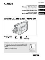 Canon MV830 Le manuel du propriétaire