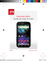 Motorola DEFY + sfr Mode d'emploi