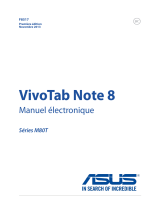 Asus Vivo Tab Note 8 Manuel utilisateur