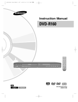 Samsung DVD-R160 Manuel utilisateur
