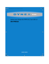 Dynex DX-PHD25 Manuel utilisateur