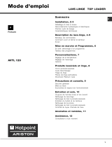 Hotpoint-Ariston AVTL 120 Le manuel du propriétaire