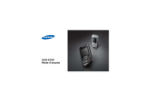 Samsung SGH-E250 Manuel utilisateur