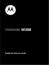 Motorola W388 Mode d'emploi