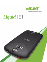 Acer Liquid E1 Manuel utilisateur
