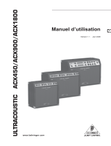 Behringer Ultracoustic ACX1800 Le manuel du propriétaire