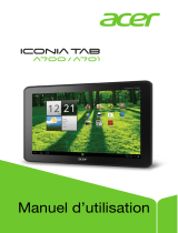 Acer Iconia Tab A700 Mode d'emploi