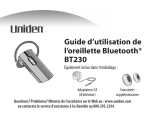 Uniden BT230 Le manuel du propriétaire