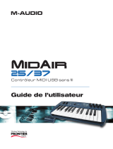 M-Audio MidAir Le manuel du propriétaire
