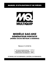 MQ Multiquip GAC-6HZ Mode d'emploi