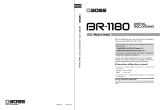 Boss BR-1180 CD Le manuel du propriétaire