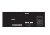 Roland R-05 Le manuel du propriétaire