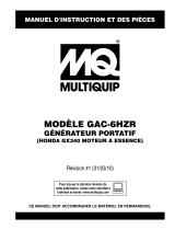 MULTIQUIP GAC-6HZR Mode d'emploi