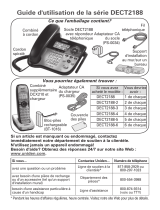 Uniden DECT2188-3 - DECT Cordless Phone Base Station Le manuel du propriétaire