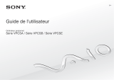 Sony VPCSE1A9E Le manuel du propriétaire